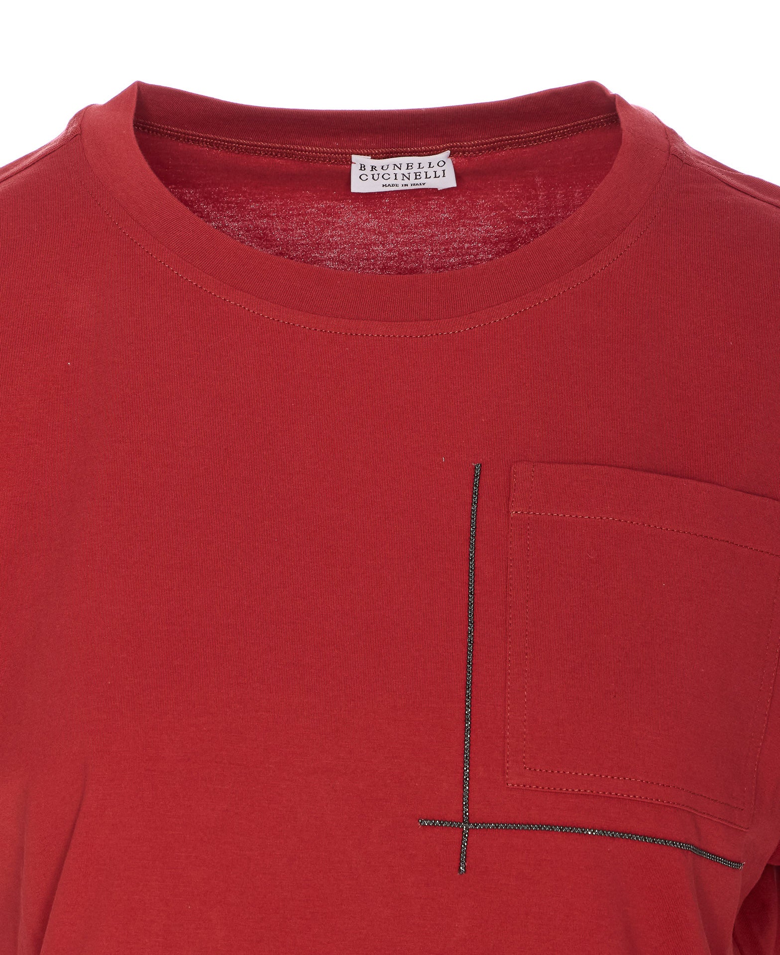 Brunello Cucinelli T-Shirts And Polos Red Cotton