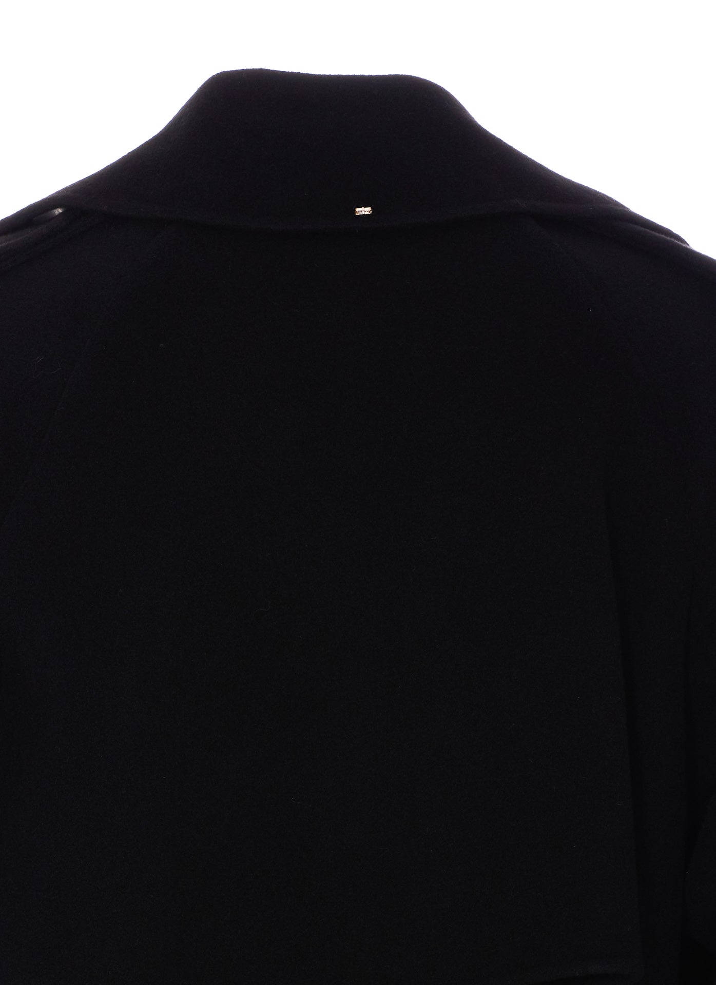 Sportmax Coats Black Virgin Wool