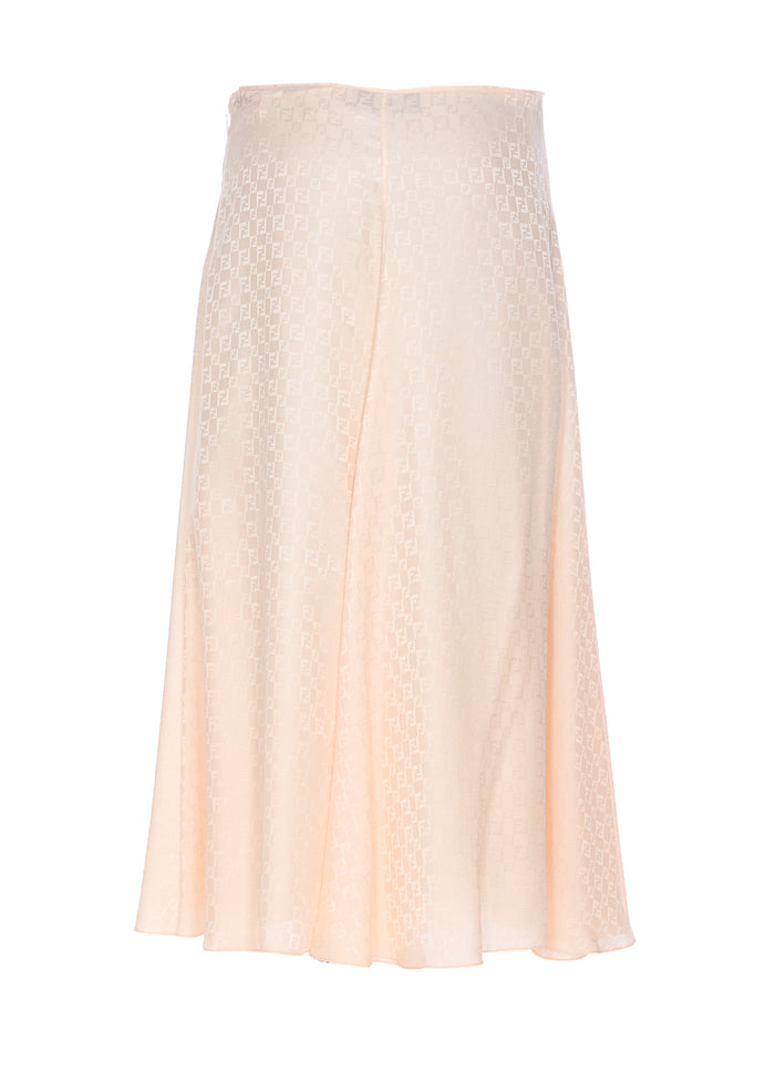 Fendi Skirts Pink Cotton