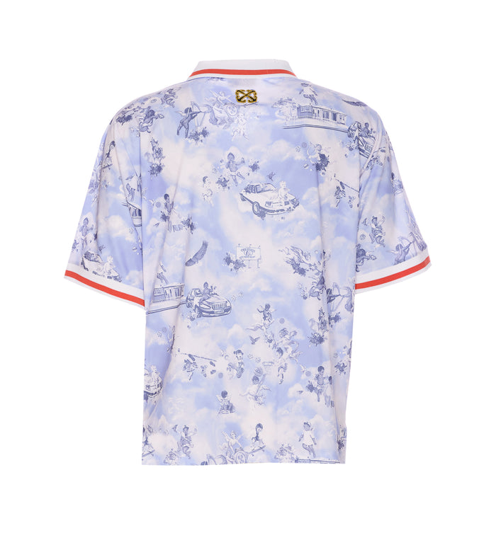 Off White T-Shirts And Polos Purple Polyester