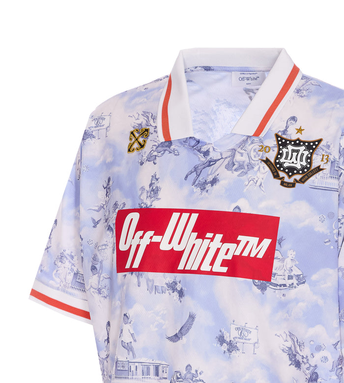 Off White T-Shirts And Polos Purple Polyester