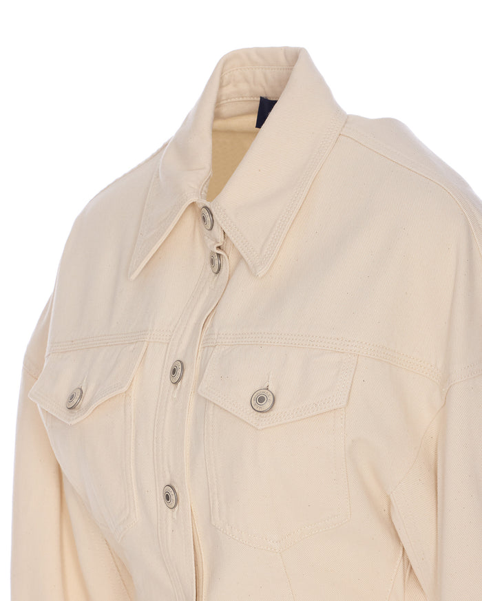 Sportmax Shirts Beige Cotton