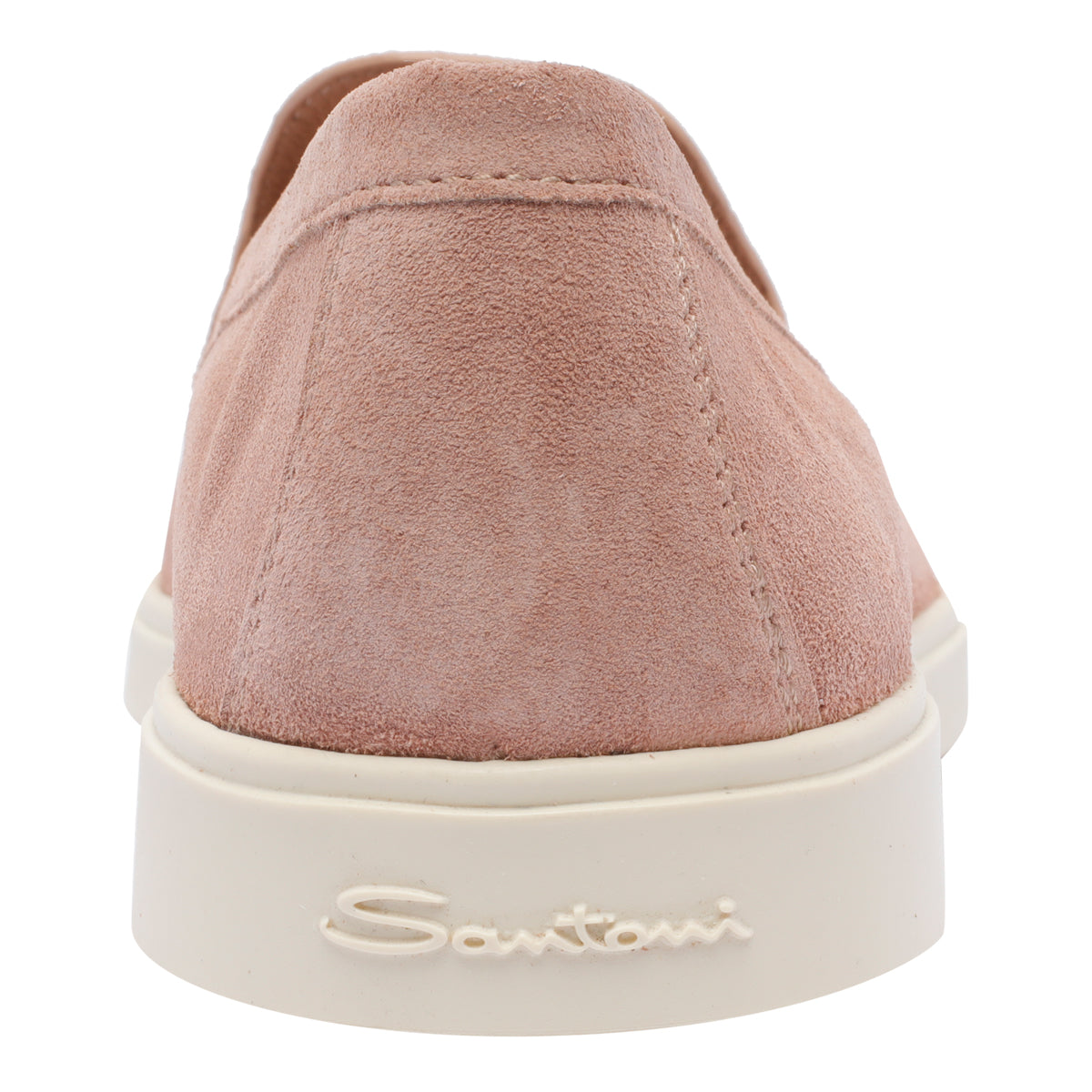 Santoni Flat Shoes Pink Calf Leather/rubber Sole