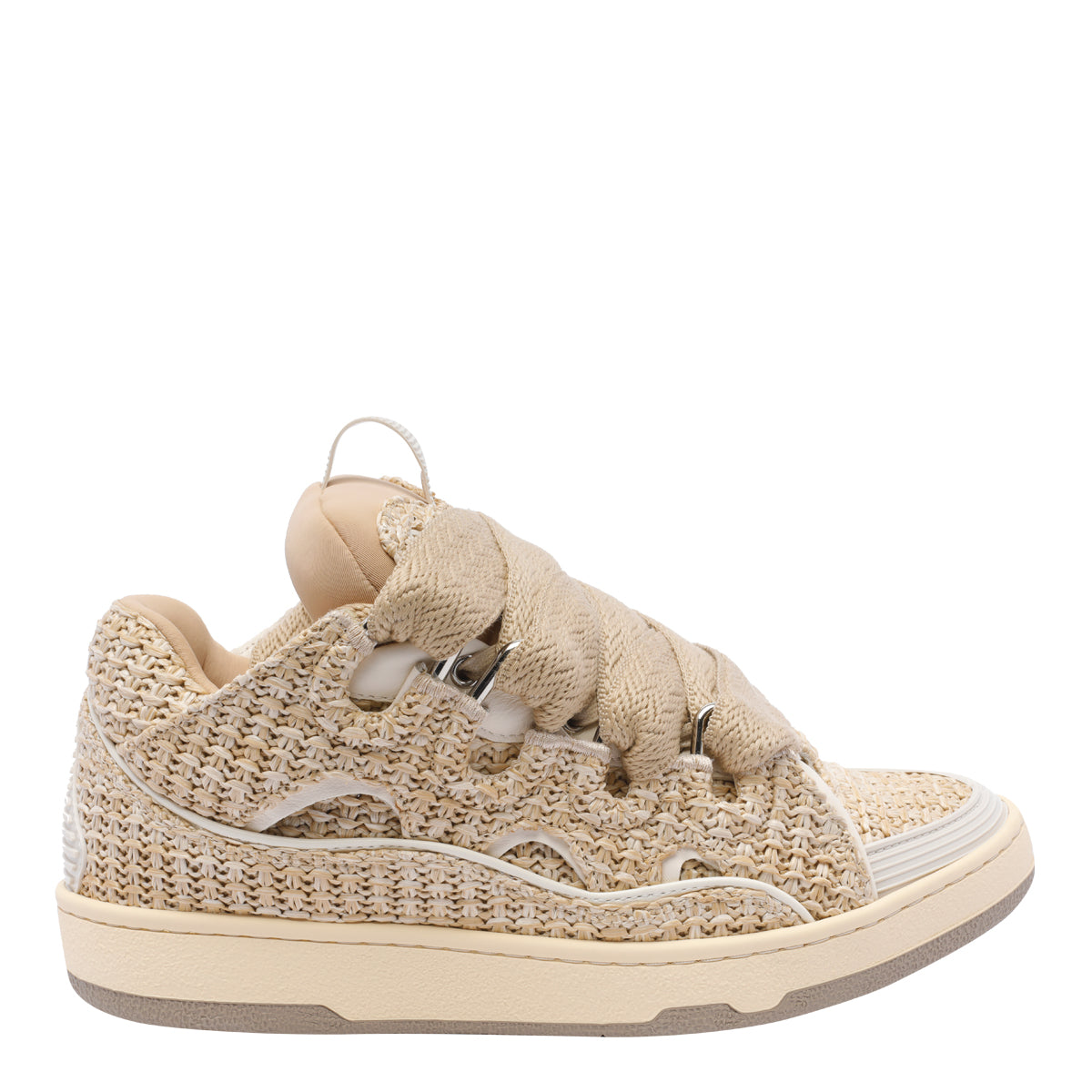 Lanvin Sneakers Beige Polyester/rubber Sole