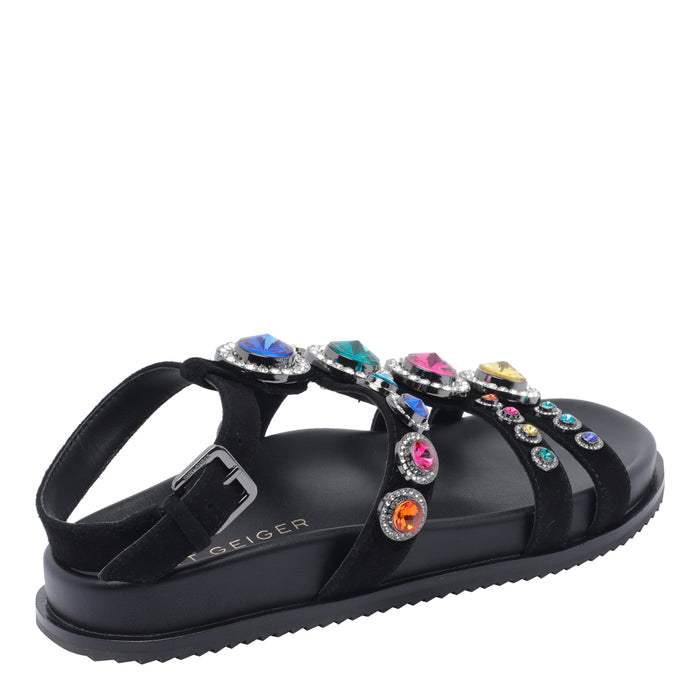 Kurt Geiger Sandals Black Calf Leather/rubber Sole