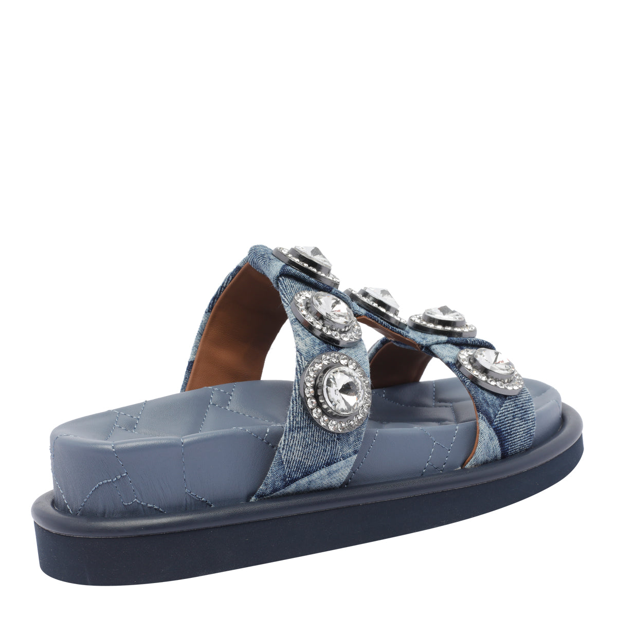 Kurt Geiger Sandals Blue Fabric/rubber Sole