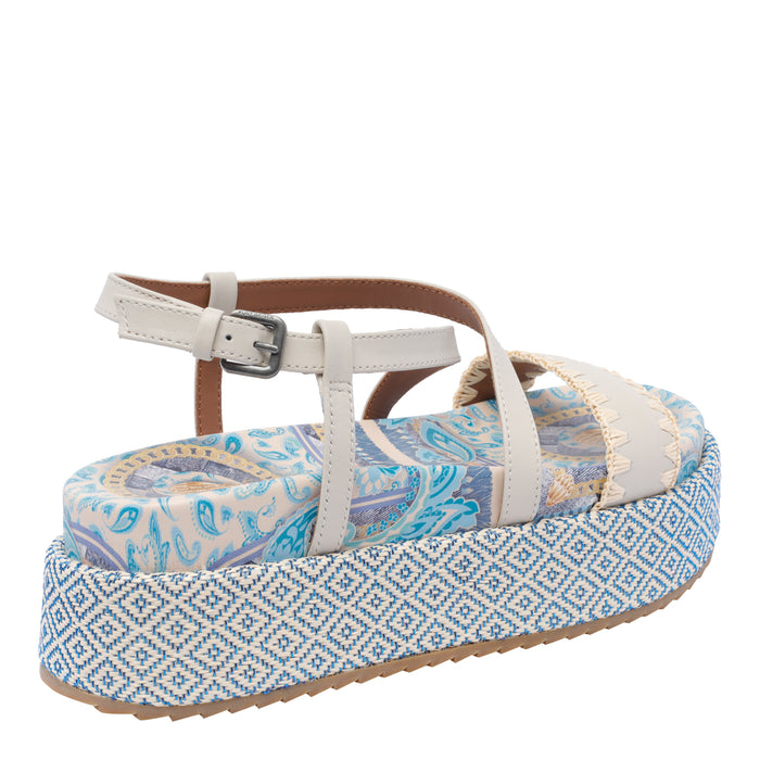 Kurt Geiger Sandals Blue Calf Leather/rubber Sole
