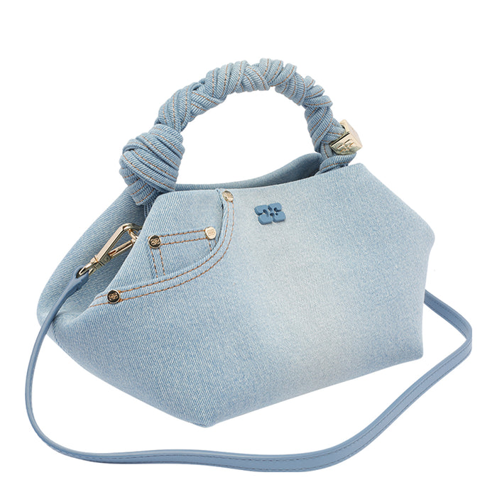 Ganni Bags Blue Cotton