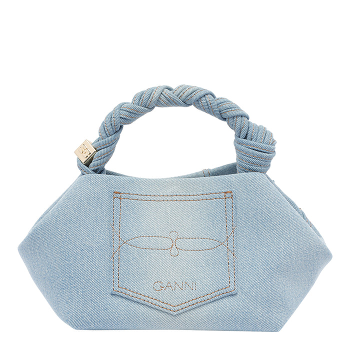 Ganni Bags Blue Cotton