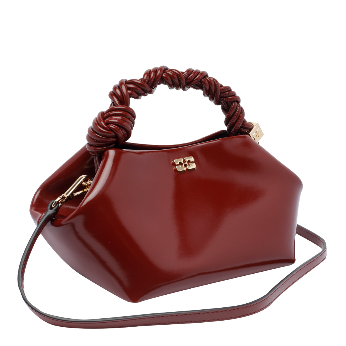 Ganni Bags Red Polyurethane Polyester Cotton