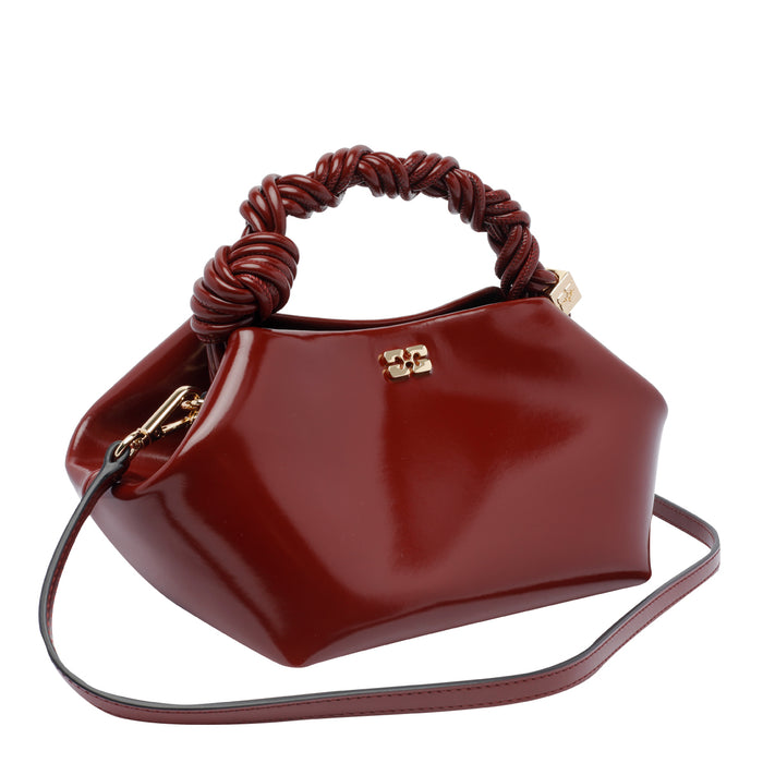 Ganni Bags Red Polyurethane Polyester Cotton
