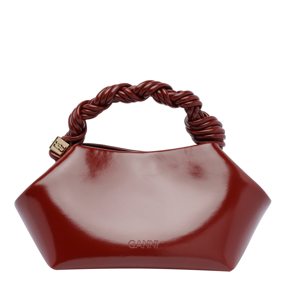 Ganni Bags Red Polyurethane Polyester Cotton
