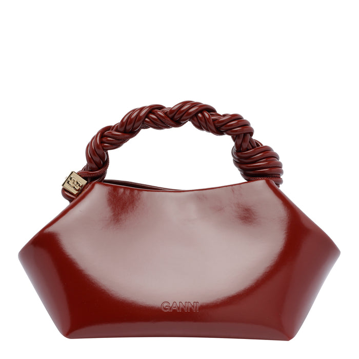 Ganni Bags Red Polyurethane Polyester Cotton