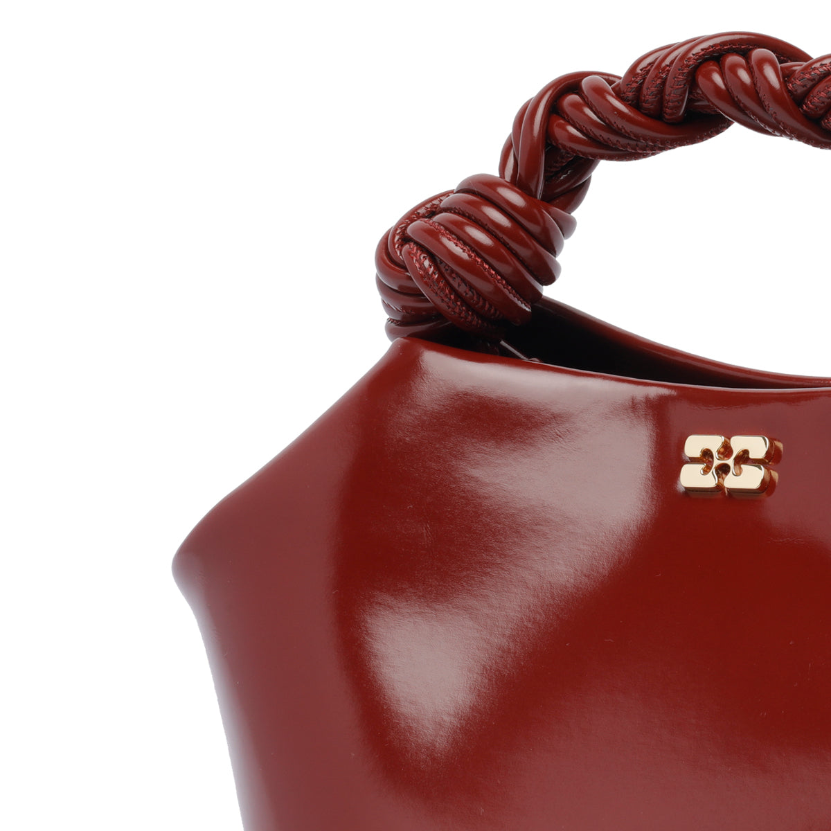 Ganni Bags Red Polyurethane Polyester Cotton