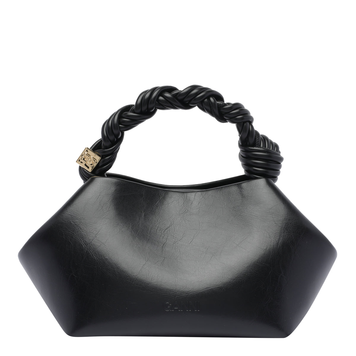 Ganni Bags Black Polyurethane Polyester Cotton