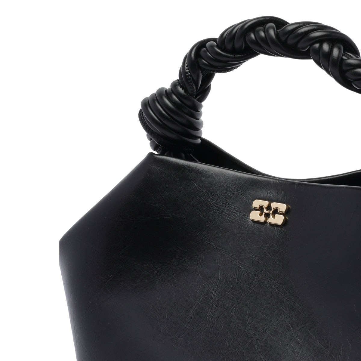 Ganni Bags Black Polyurethane Polyester Cotton