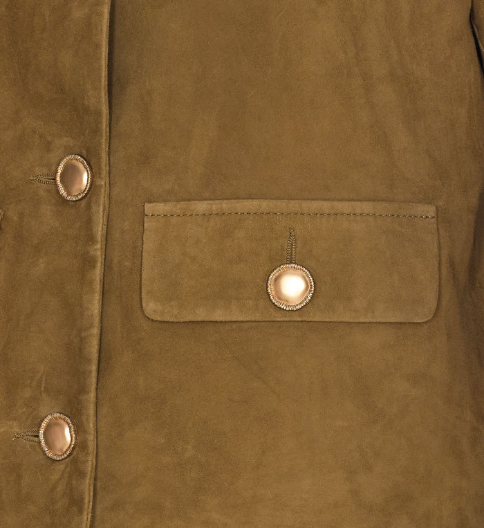 Arma Jackets Green Genuine Leather