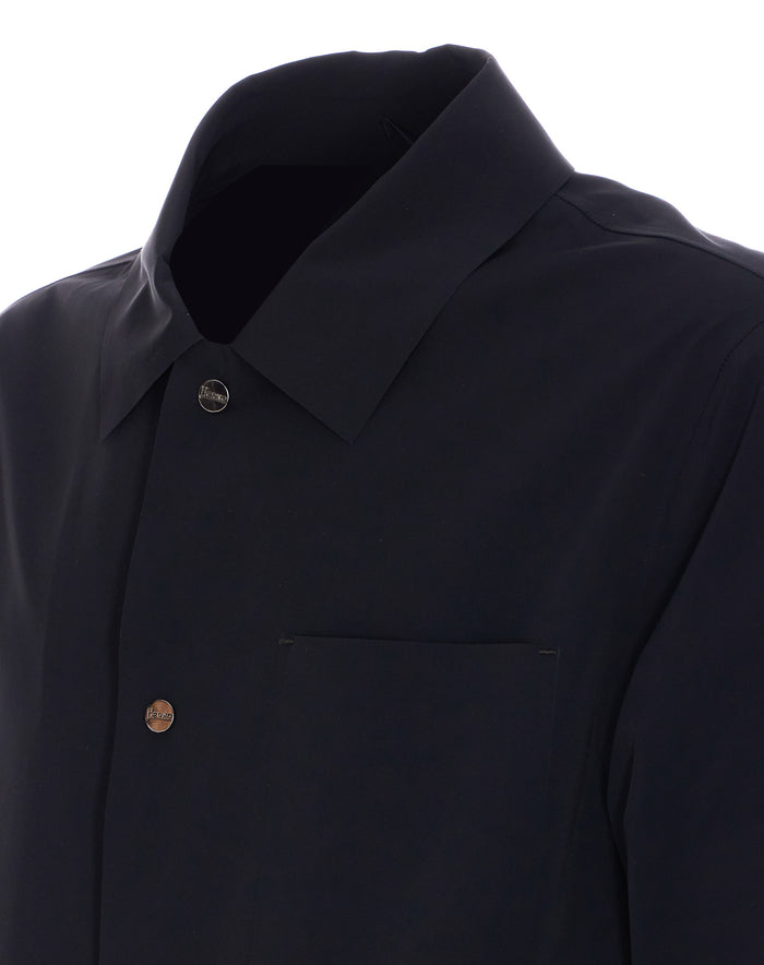 Herno Shirts Black Polyamide