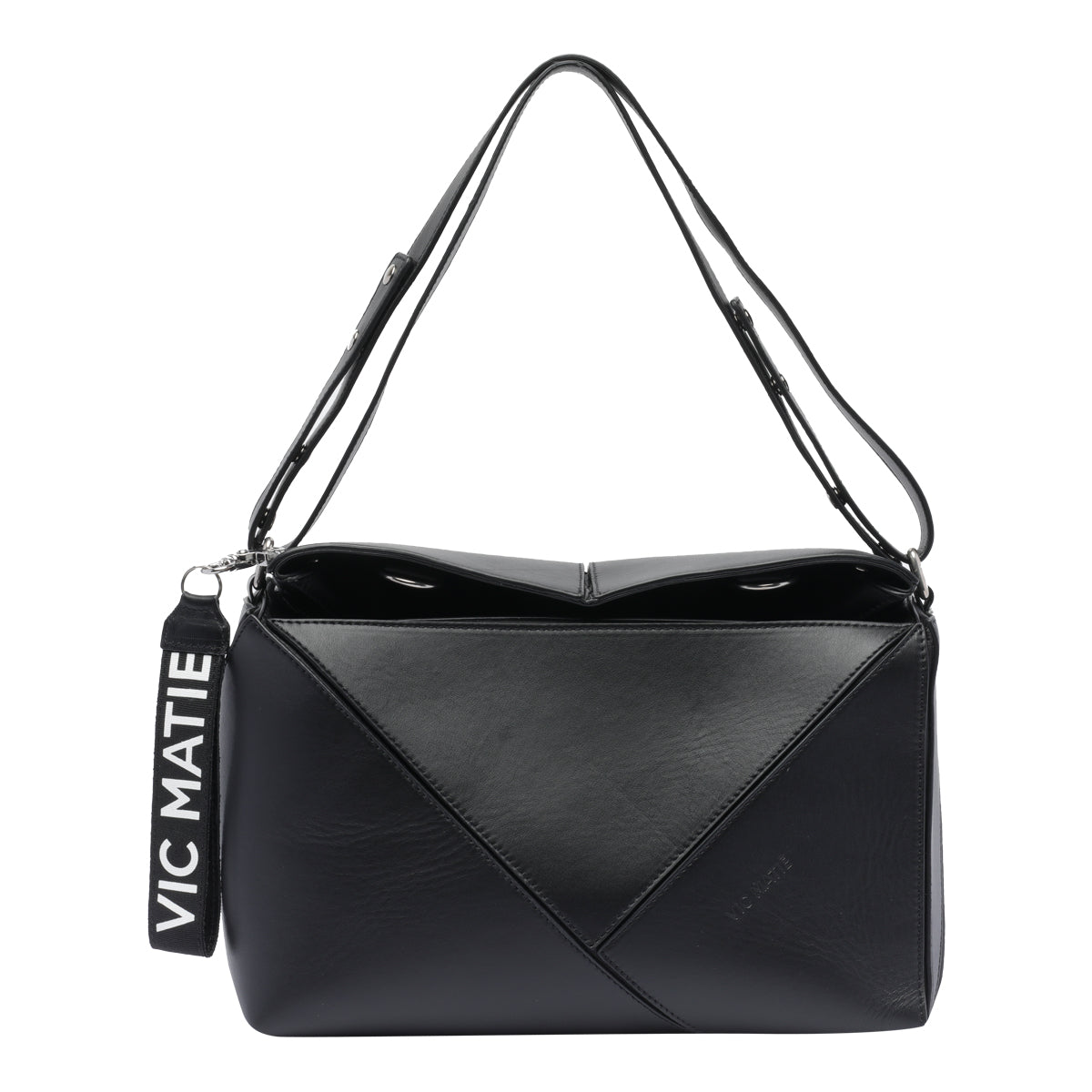 Vic Matie Bags Black Calf Leather