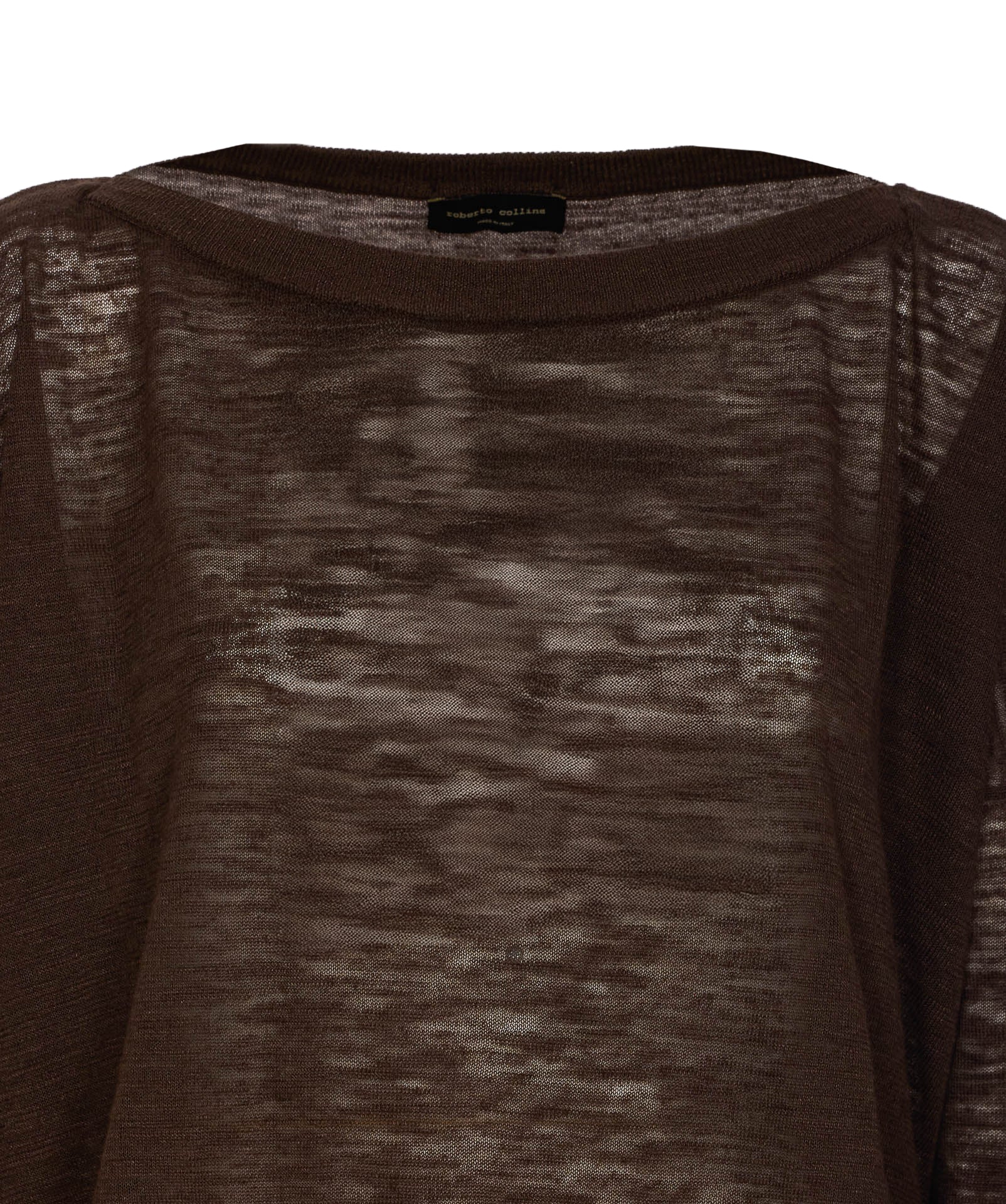 Roberto Collina Sweaters Brown Flax