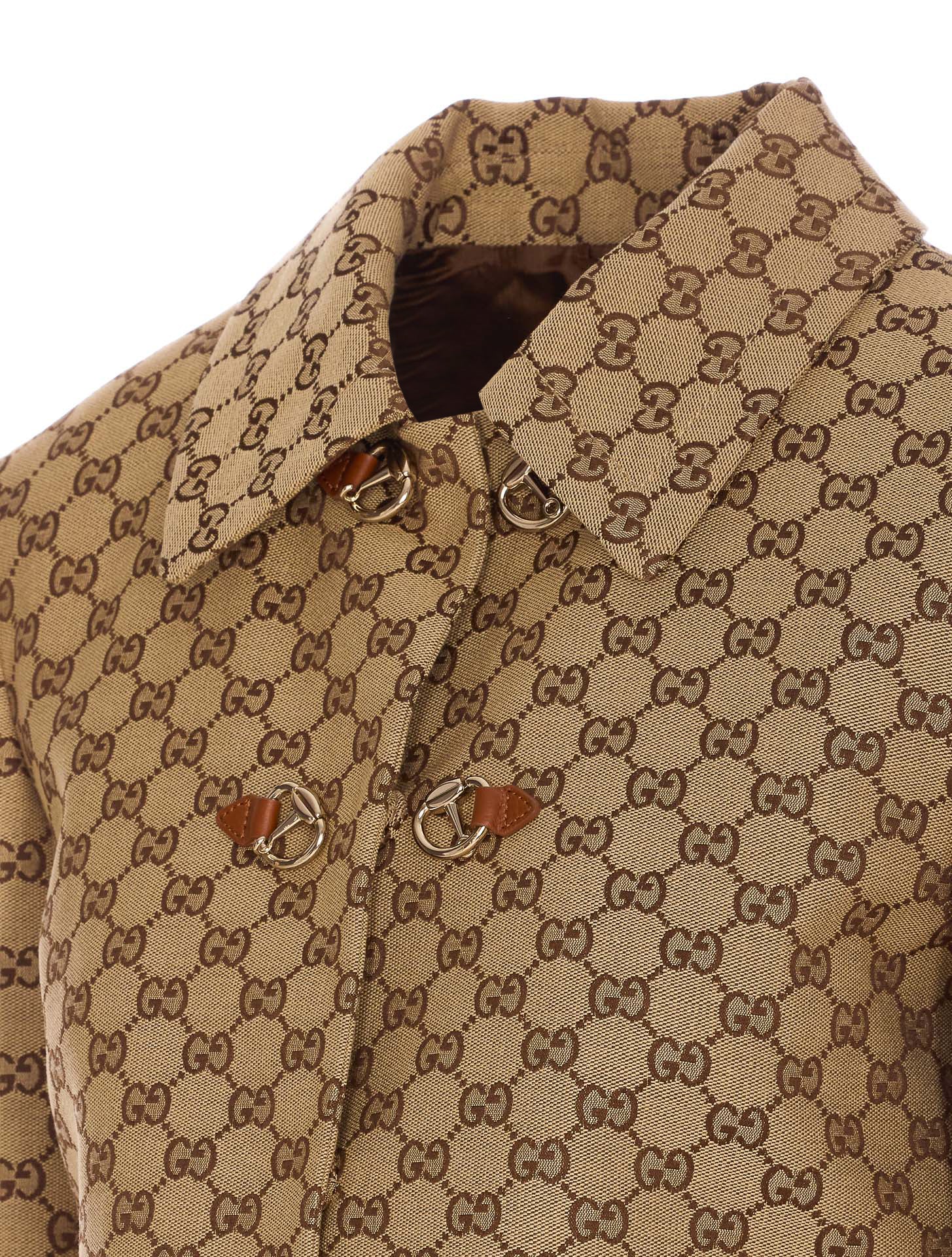 Gucci Jackets Beige Cotton