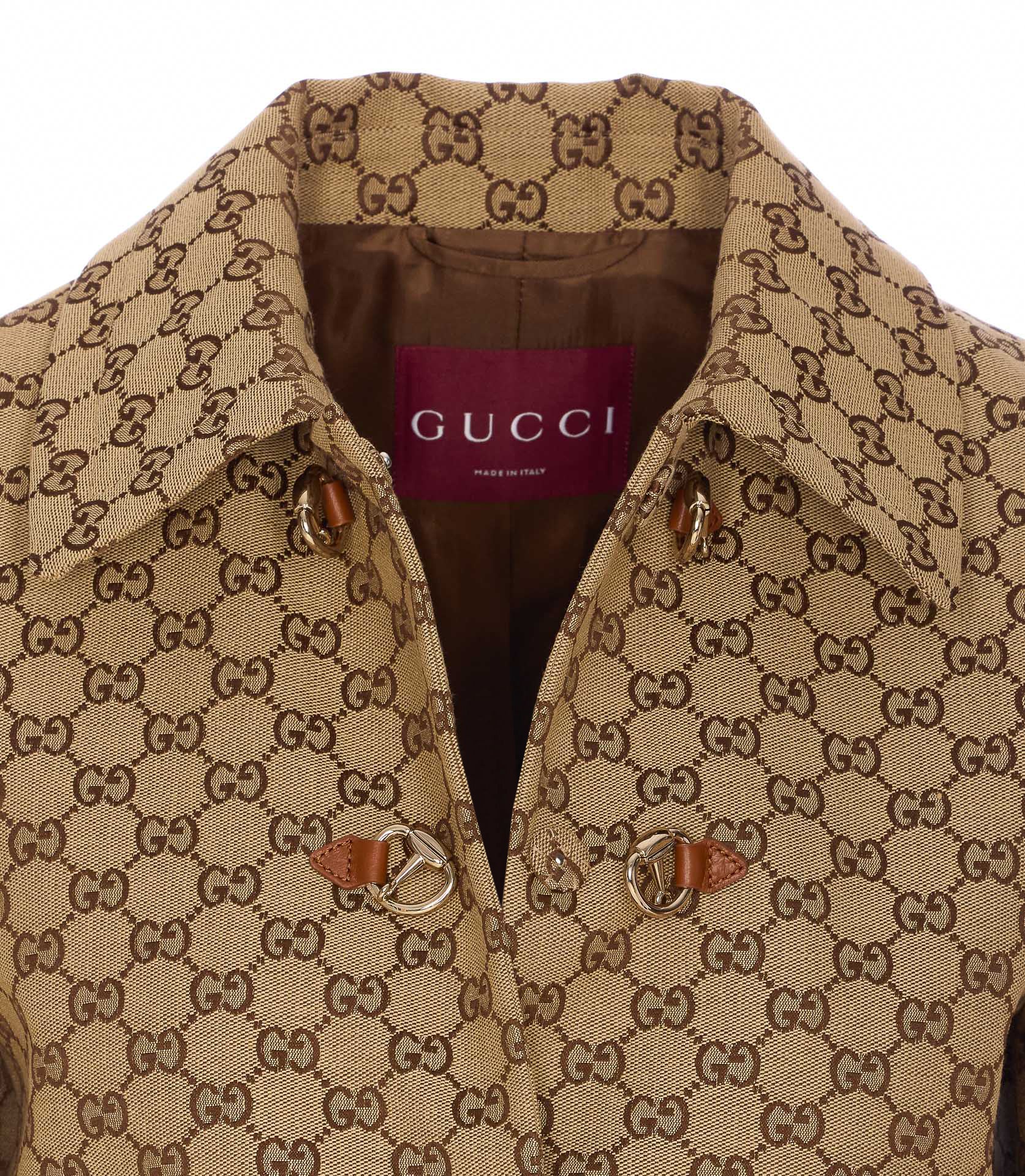 Gucci Jackets Beige Cotton