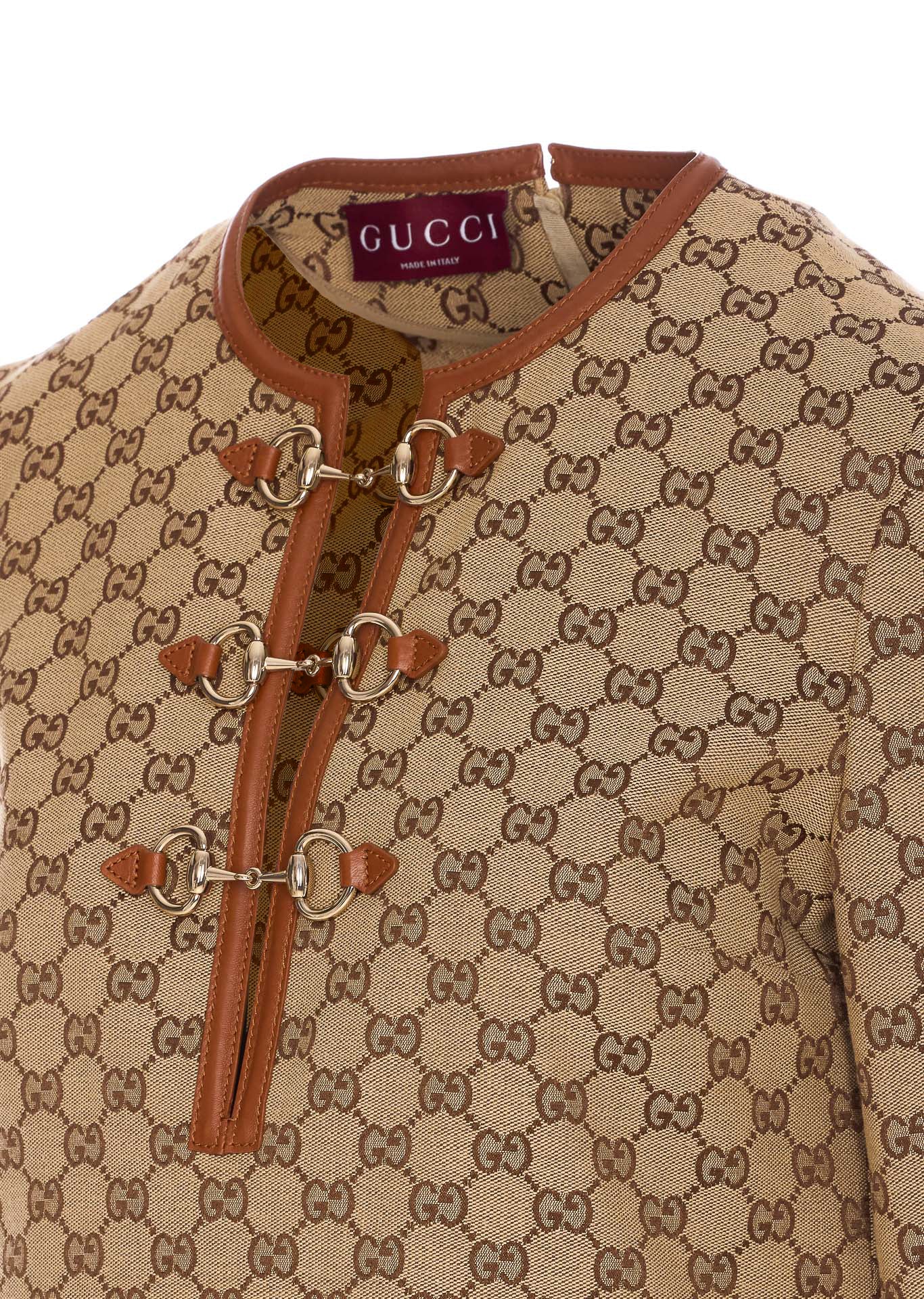 Gucci Dresses Beige Cotton