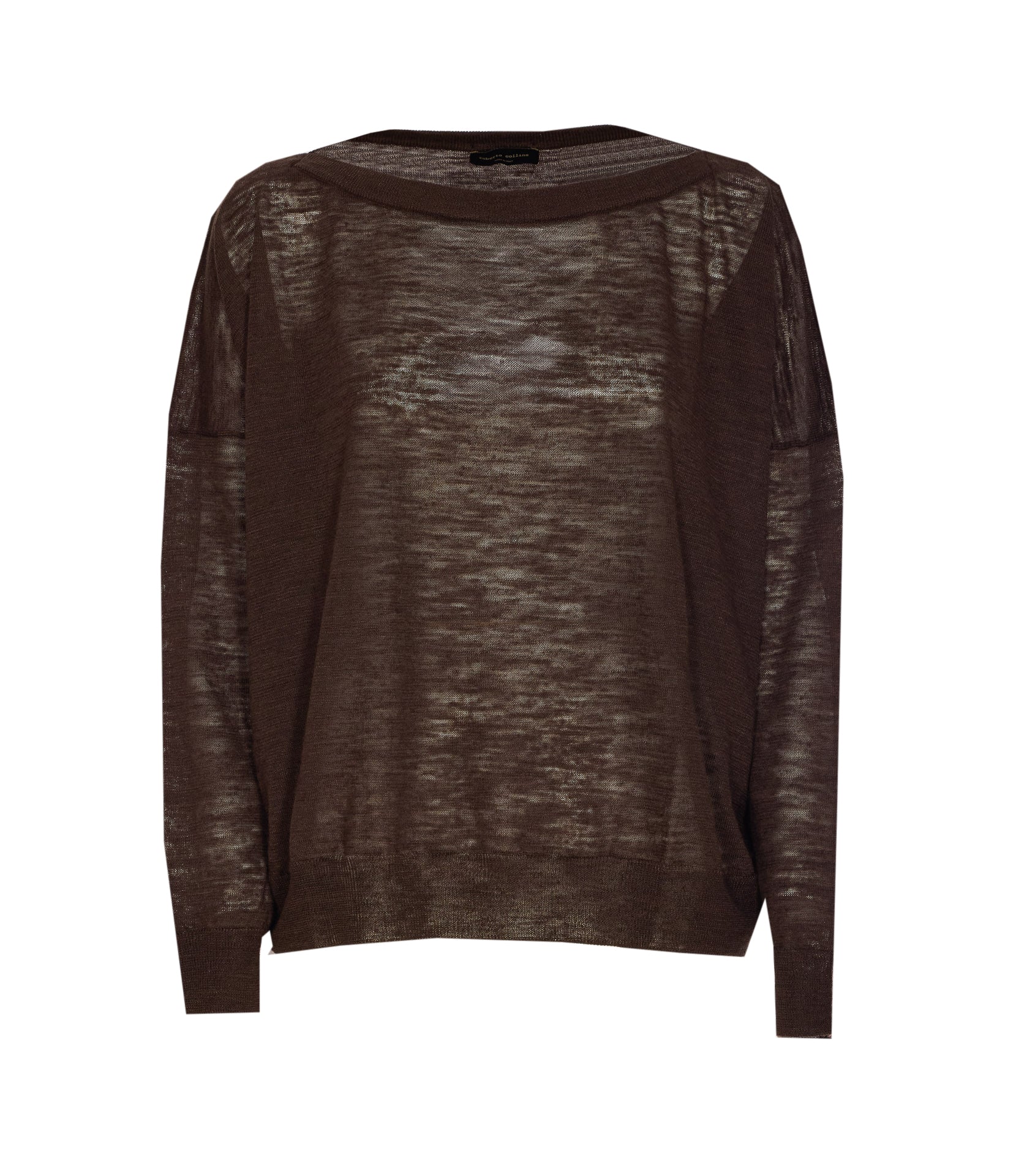 Roberto Collina Sweaters Brown Flax