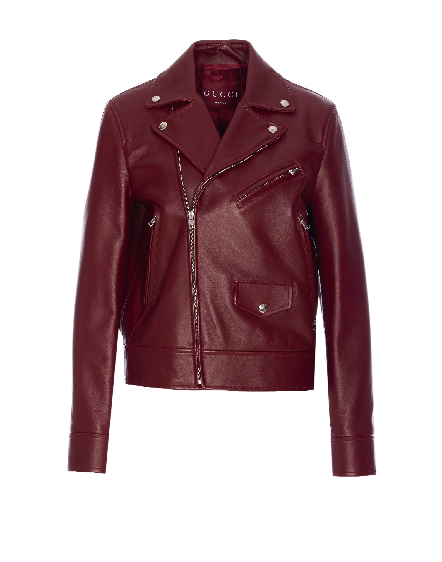 Gucci Jackets Bordeaux Lambskin
