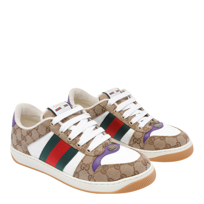 Gucci Sneakers Beige Fabric/rubber Sole