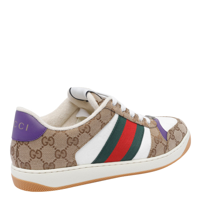 Gucci Sneakers Beige Fabric/rubber Sole