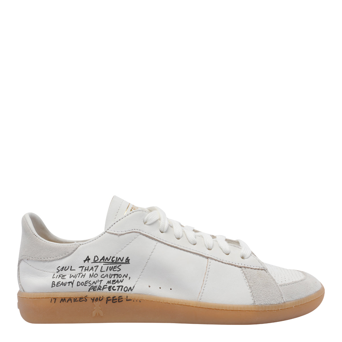 Patrizia Pepe Sneakers White Calf Leather/rubber Sole