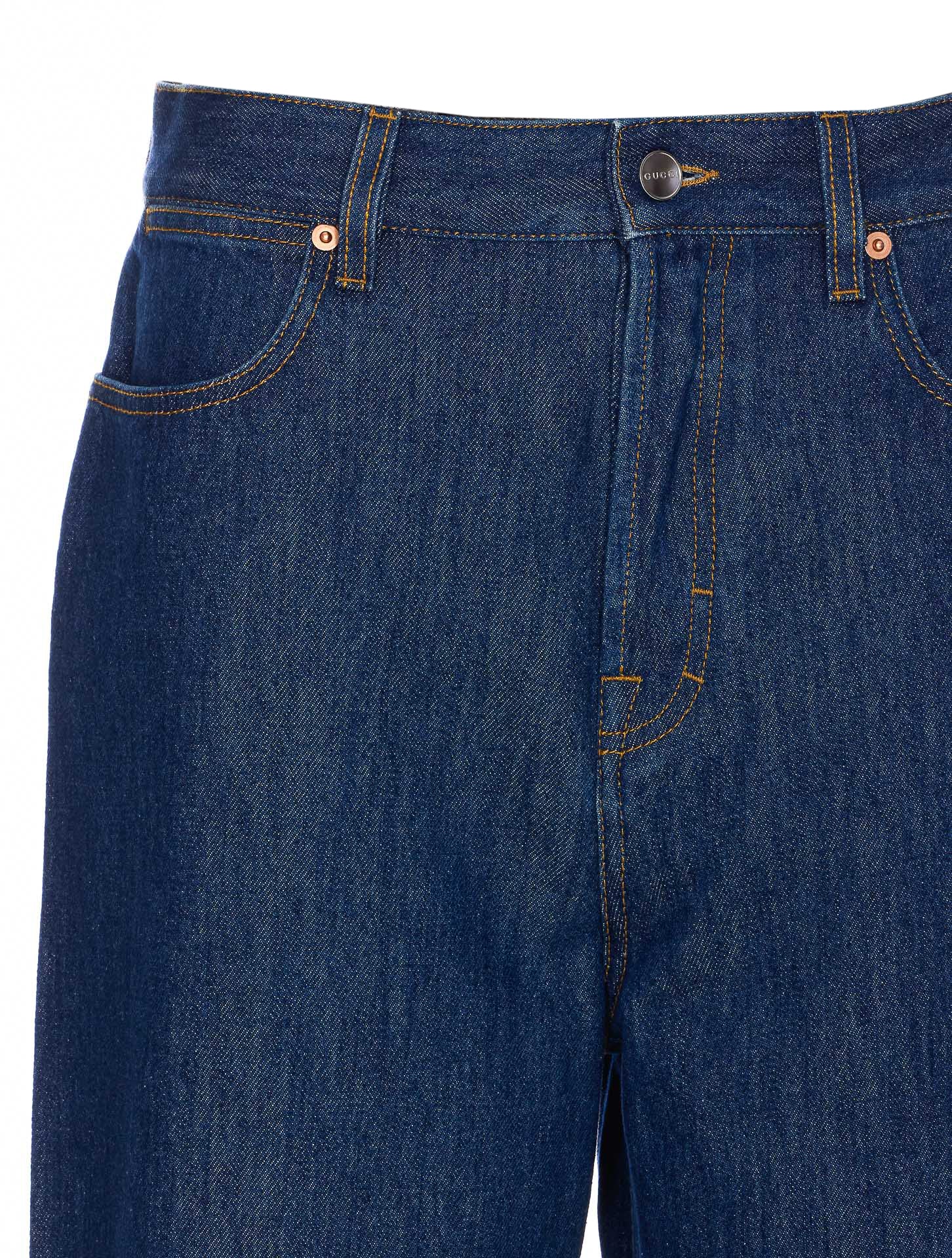 Gucci Trousers Blue Cotton