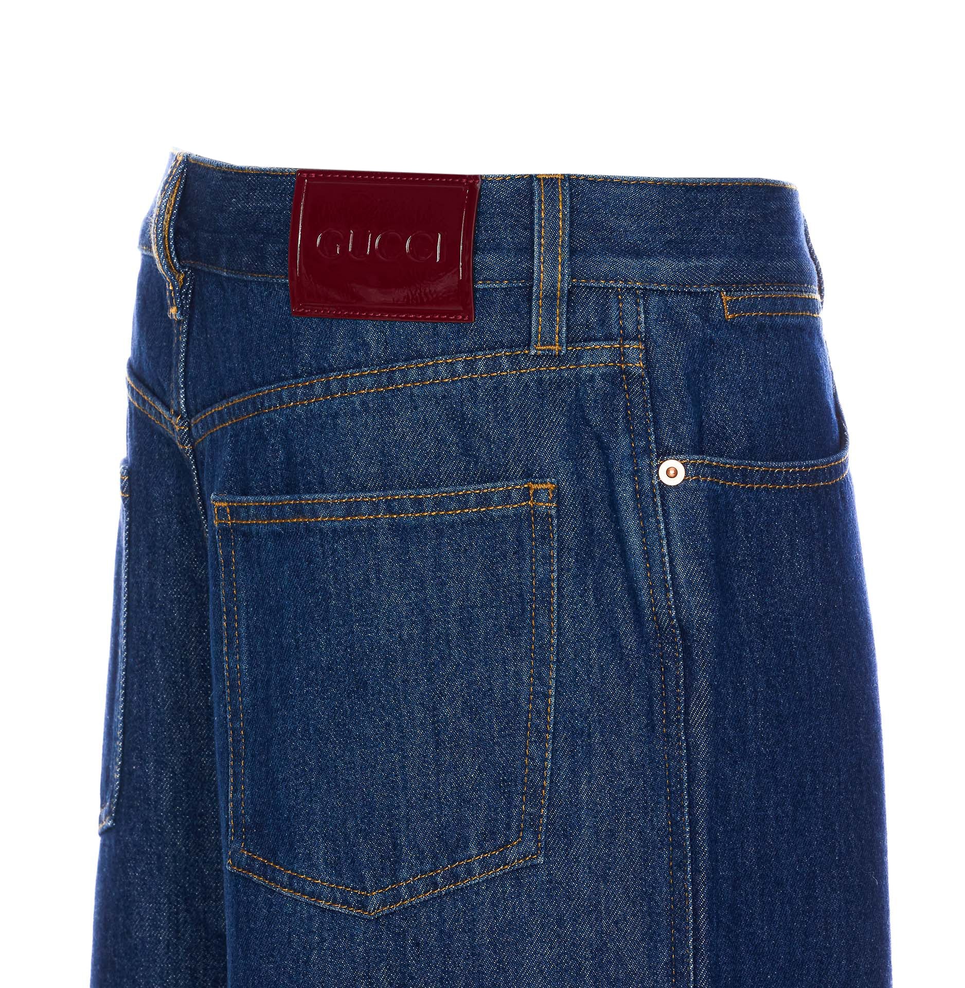 Gucci Trousers Blue Cotton