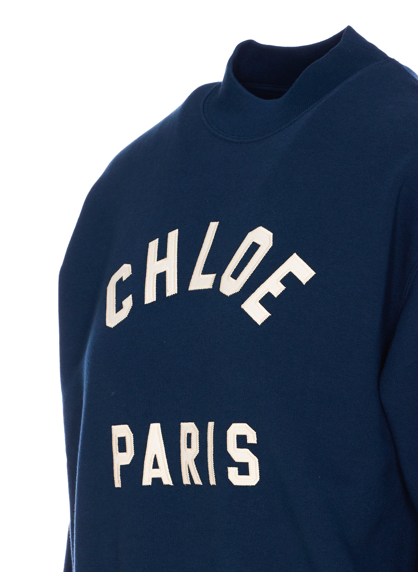 Chloè Sweaters Blue Cotton