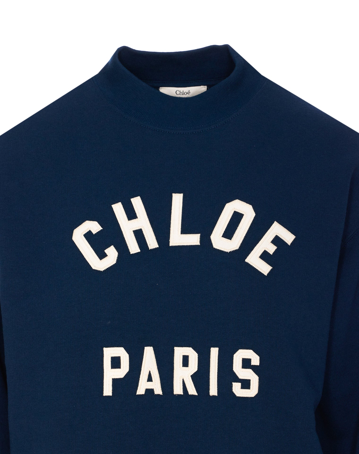 Chloè Sweaters Blue Cotton