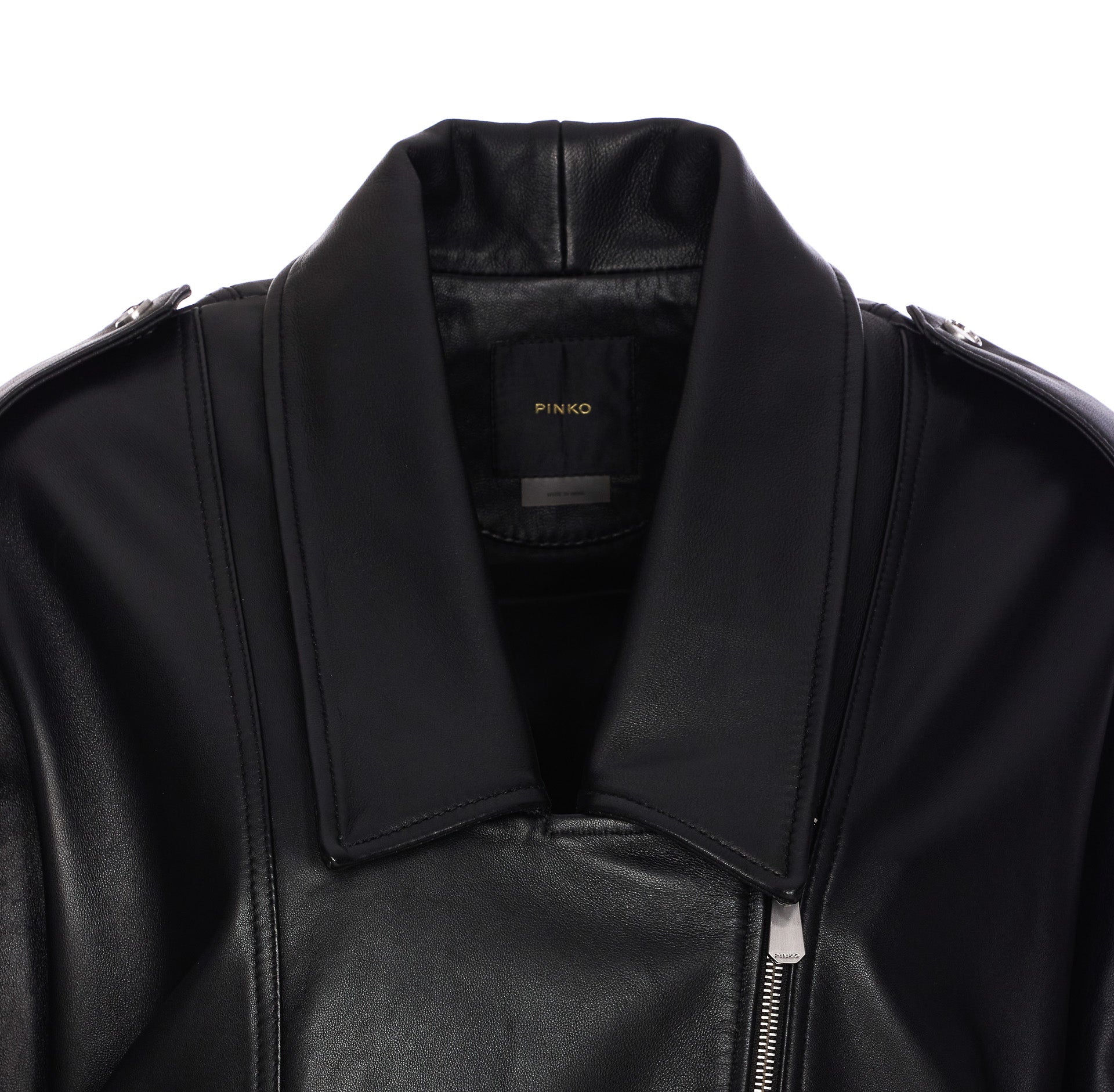 Pinko Jackets Black Sheep Leather