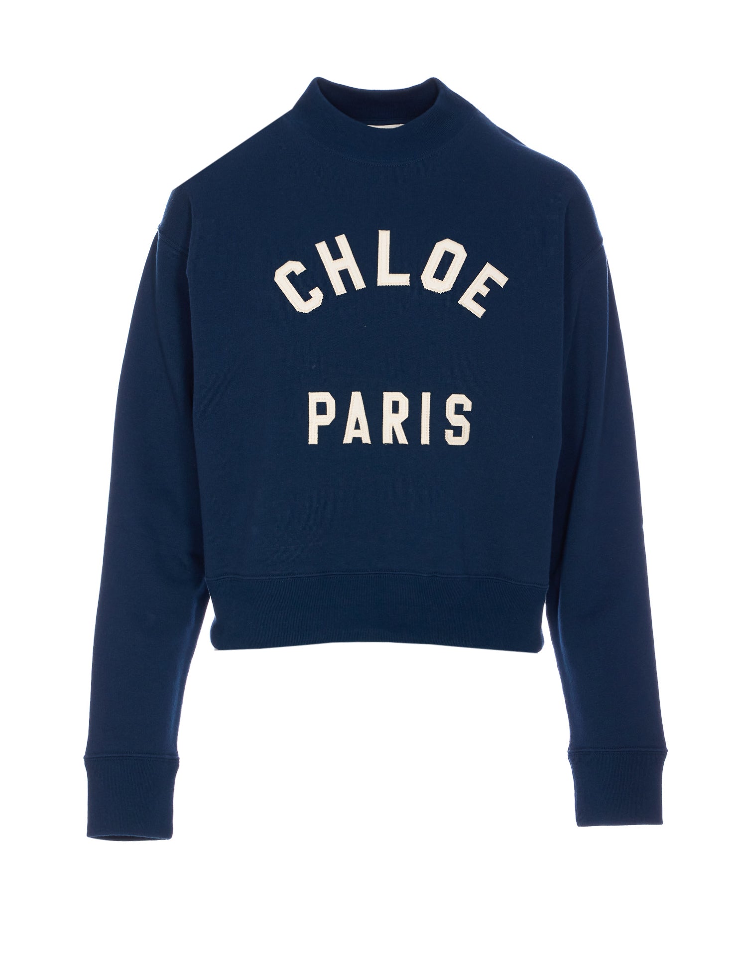 Chloè Sweaters Blue Cotton