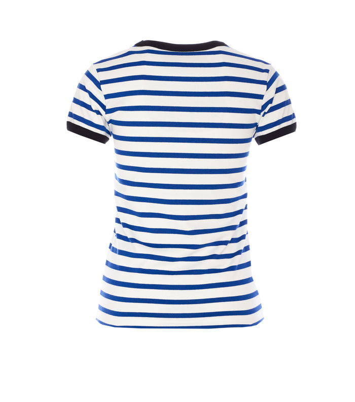 Valentino Garavani T-Shirts And Polos Blue Cotton