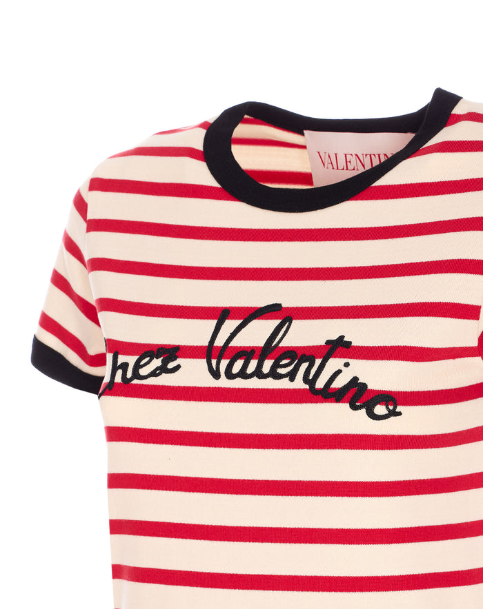 Valentino Garavani T-Shirts And Polos Red Cotton