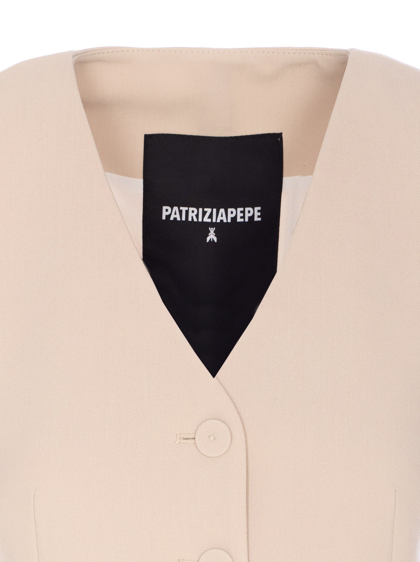 Patrizia Pepe Jackets Beige Polyester