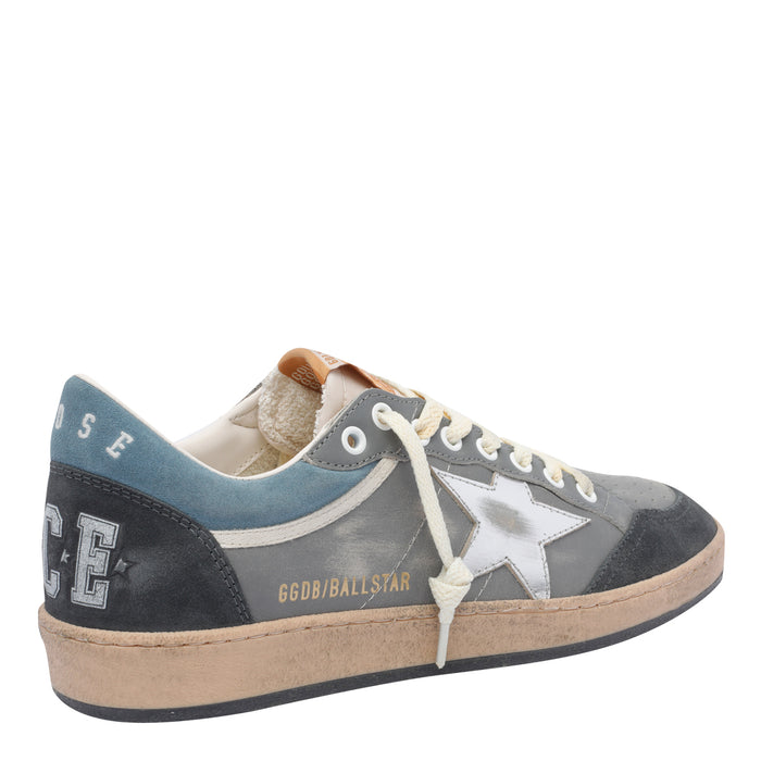 Golden Goose Sneakers Grey Calf Leather/rubber Sole