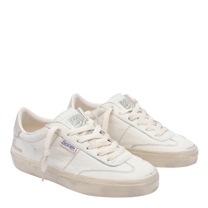 Golden Goose Sneakers White Calf Leather/rubber Sole