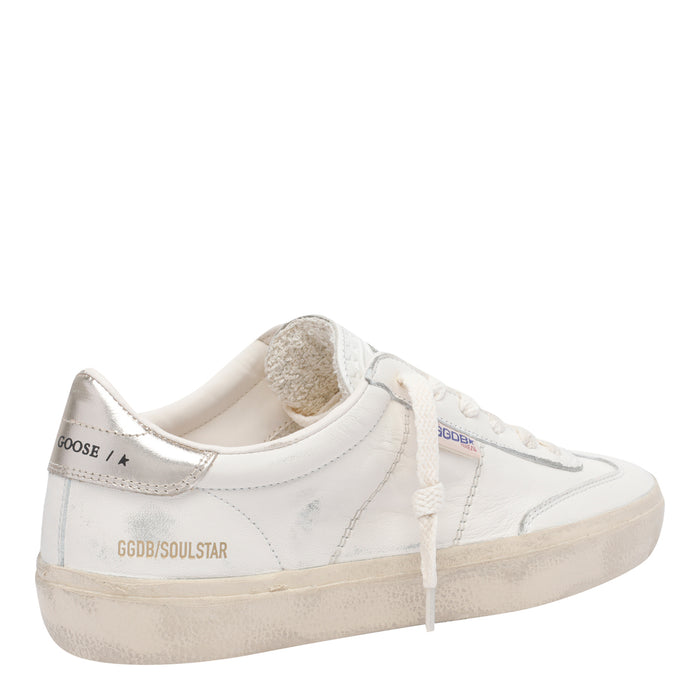 Golden Goose Sneakers White Calf Leather/rubber Sole