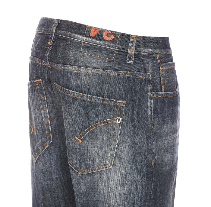 Dondup Trousers Grey Cotton