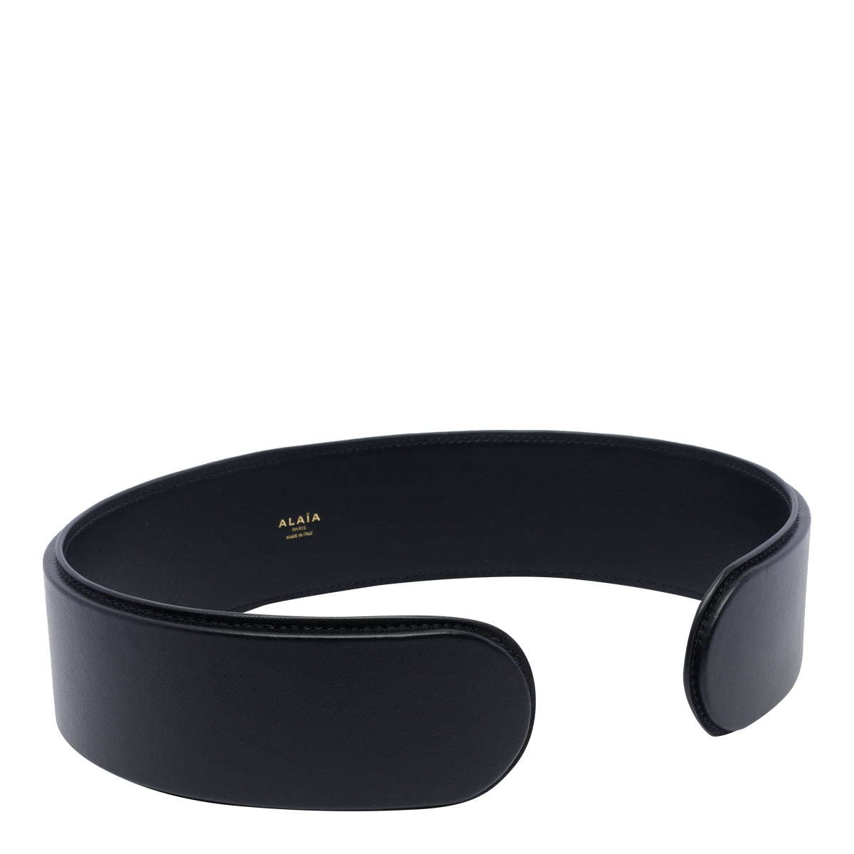 Alaia Belts Black Calf Leather