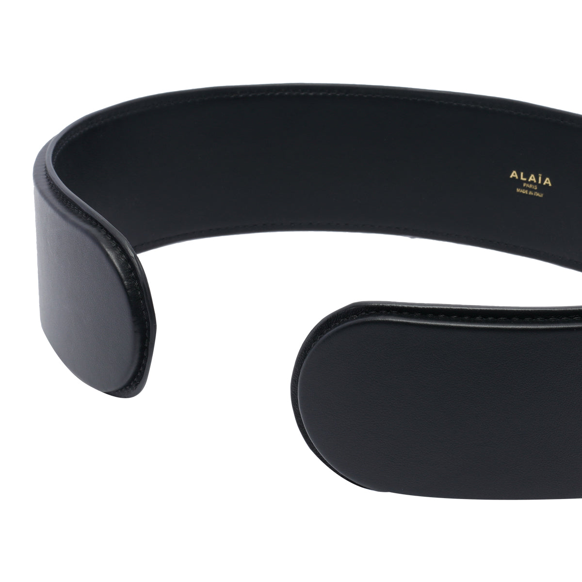Alaia Belts Black Calf Leather