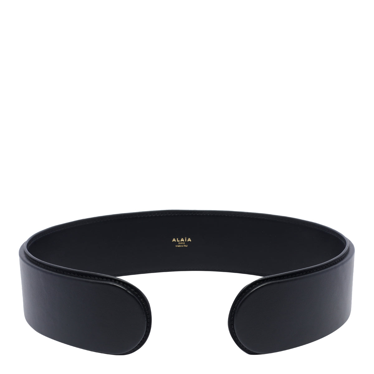 Alaia Belts Black Calf Leather