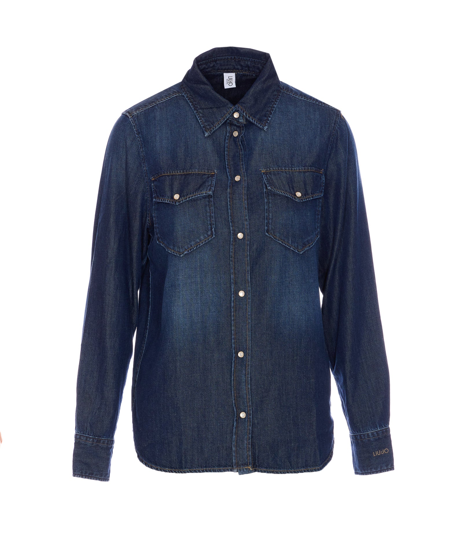 Liu Jo Shirts Blue Cotton
