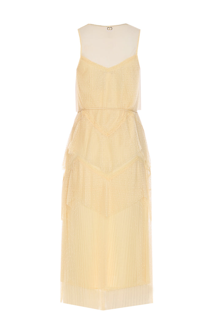 Twin-Set Dresses Yellow Polyester